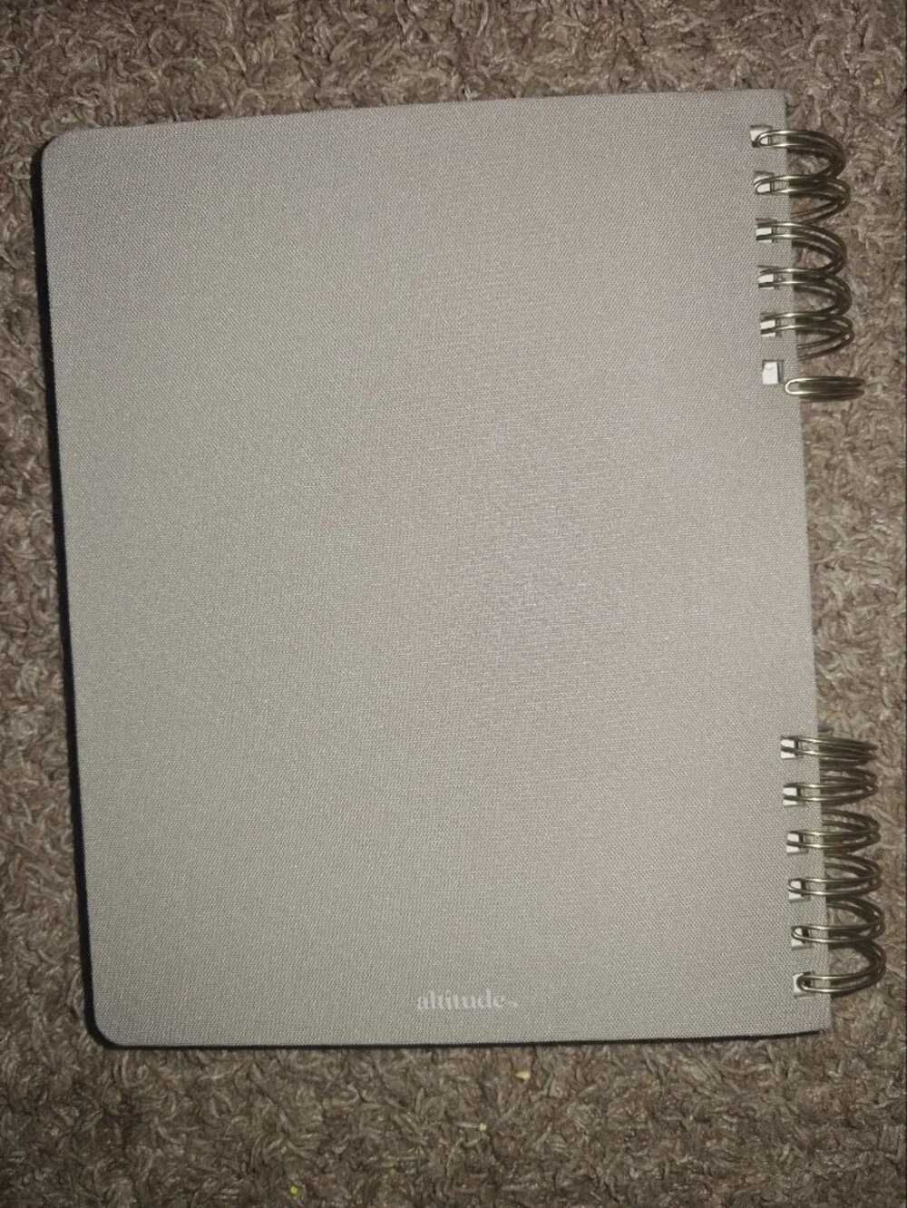 2025-2026 Gray Split Wire Weekly & Monthly Planner